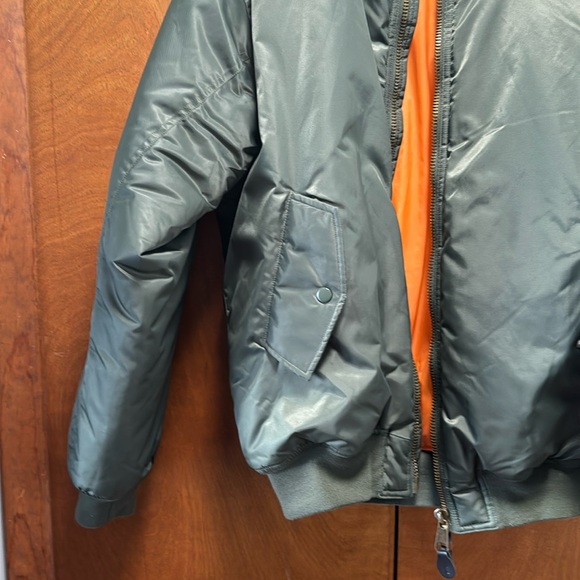 Relco London, UK MA-1 Flight Jacket. Men’s size L. Khaki/Army Green. - Picture 7 of 12